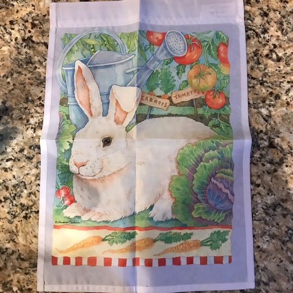🐇Garden Rabbit Mini Flag - Picture 1 of 5
